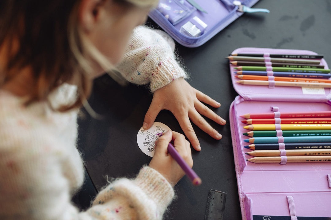 Download Free Backpack and Character Coloring Sheets!