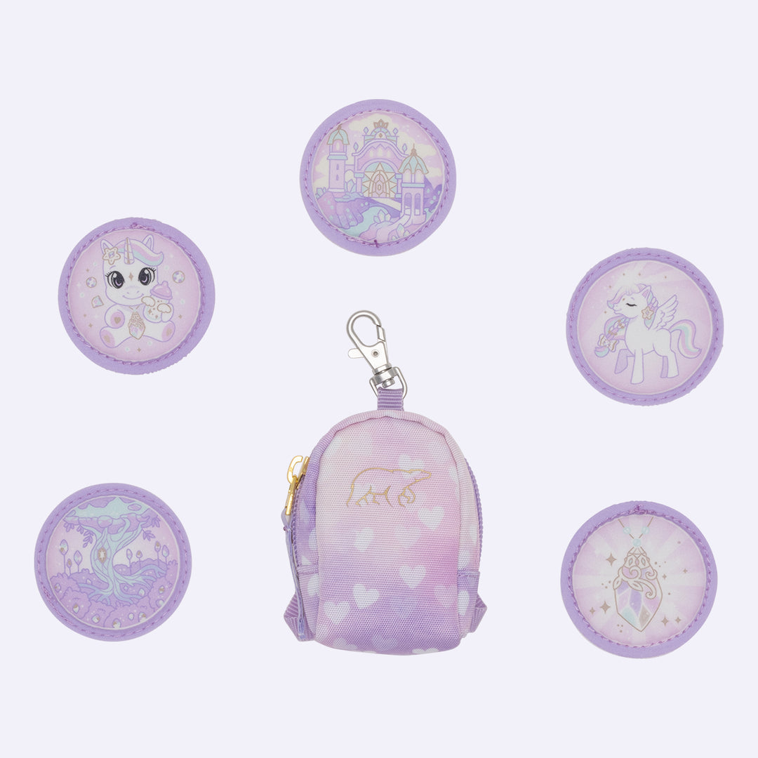 circle unicorn mini backpack Kids Rolling w Purple Pink Toy, Unicorn Gifts This unicorns horn Claire's Club Glitter Unicorn Mini