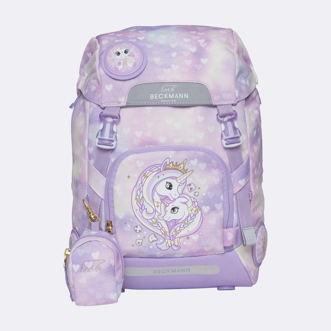 Beckmannバッグ Classic Backpack, Unicorn Princess Purple – Beckmann Norway Inc