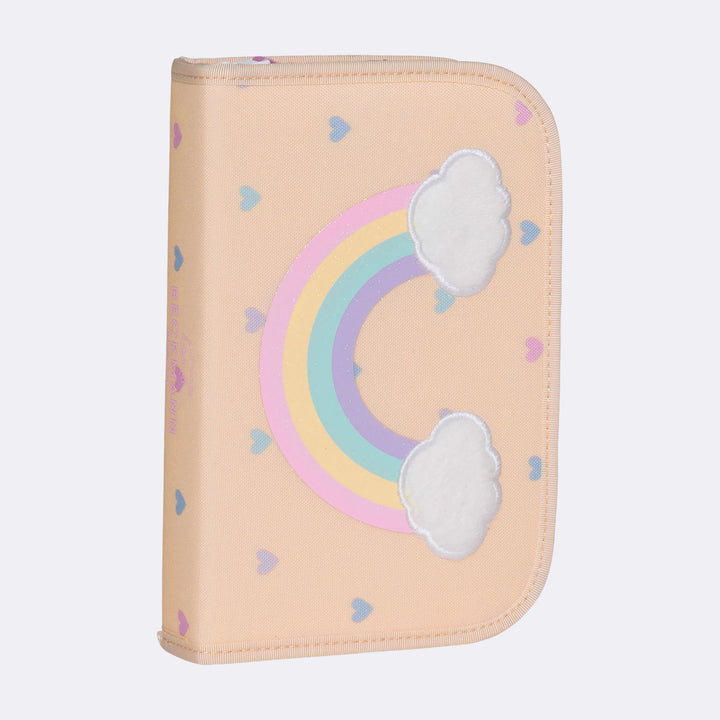 Single section pencil case, Yellow Heart