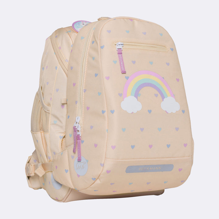 Gym backpack / hiking backpack, Yellow Heart