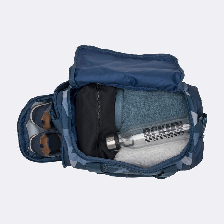 Duffel Bag Sport, Blue Camo