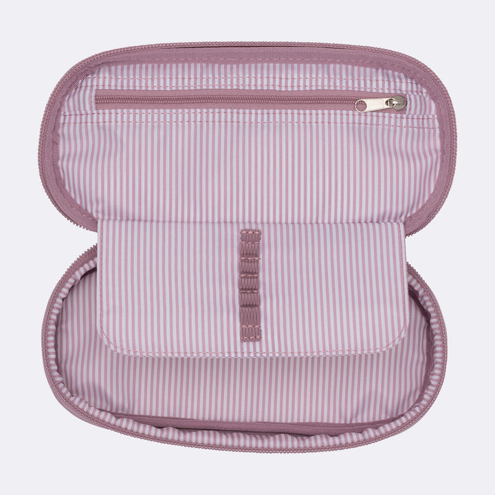 Oval pencil case, Organic Purple