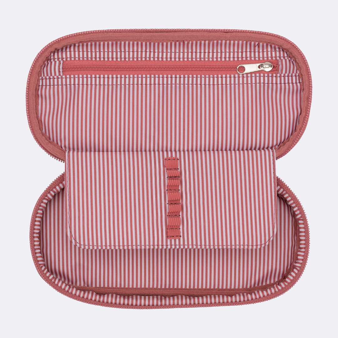 Oval pencil case, Organic Rose