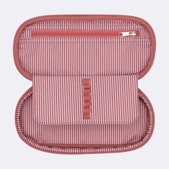 Oval pencil case, Organic Rose
