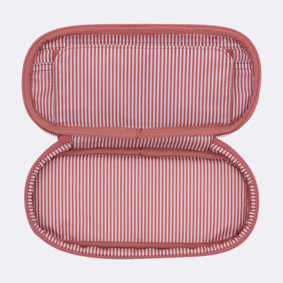 Oval pencil case, Organic Rose