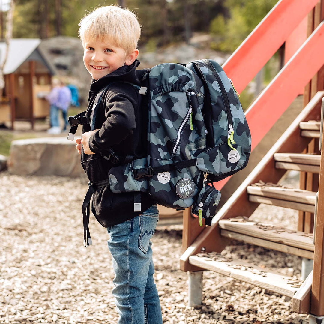 Gym Backpack, Camo Rex