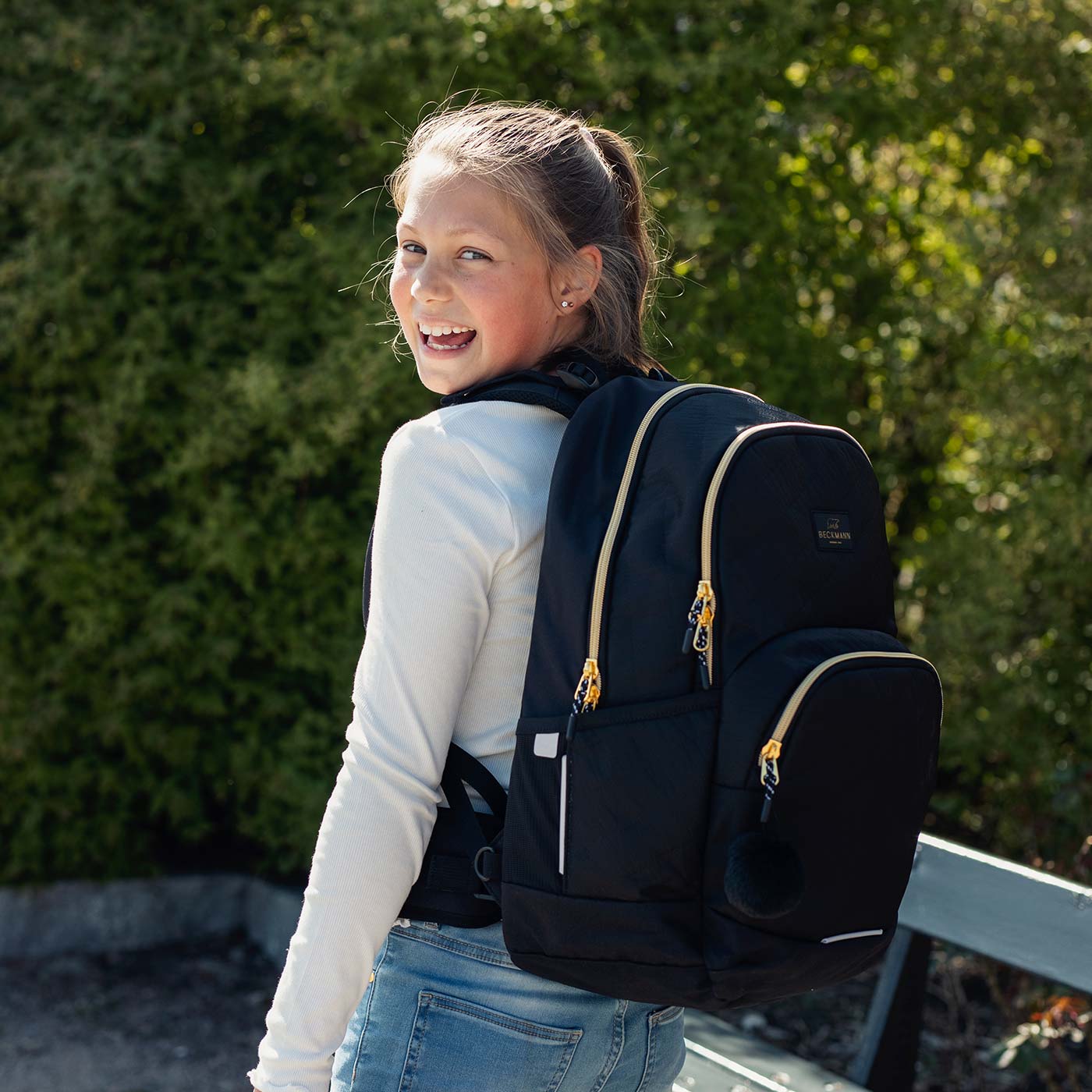 Sport Junior Backpack, Black Gold – Beckmann Norway Inc