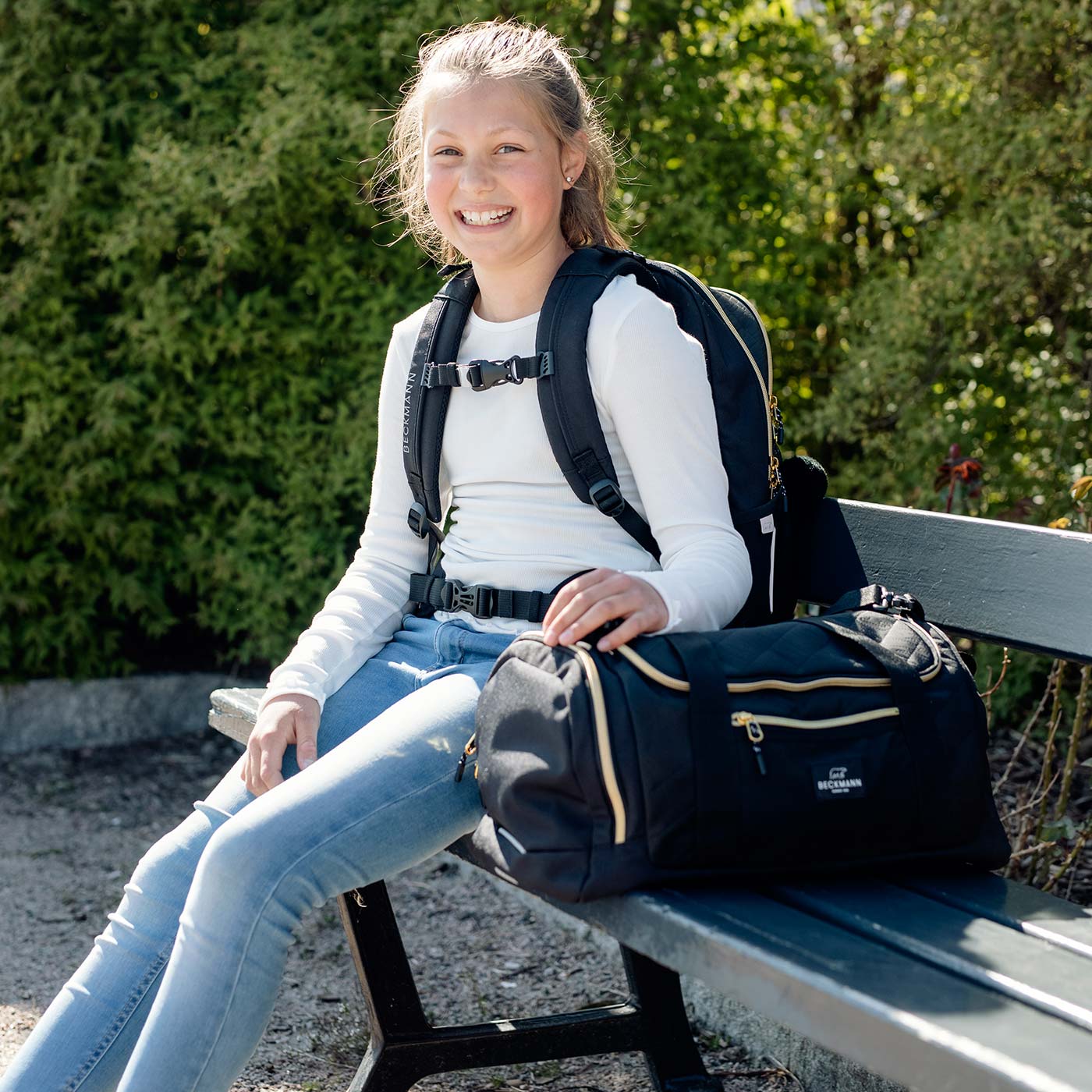 Sport Junior Backpack, Black Gold – Beckmann Norway Inc